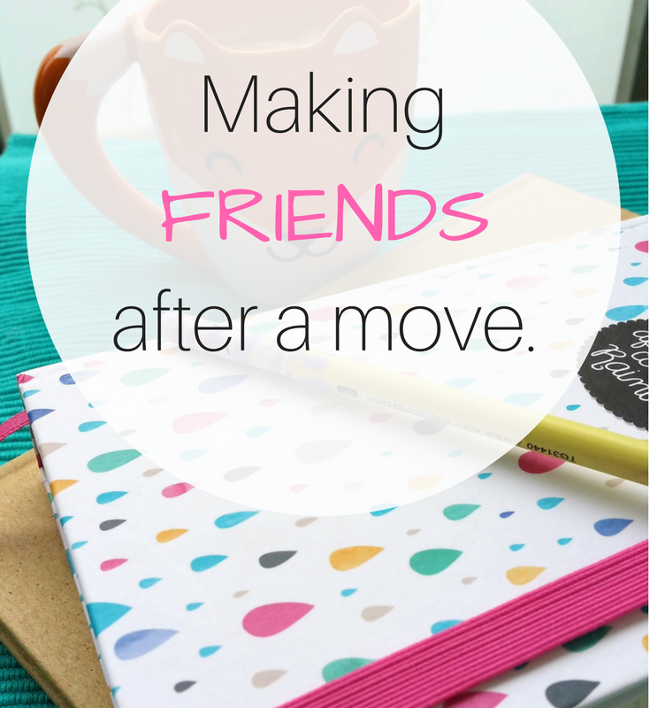 How to make friends after moving.